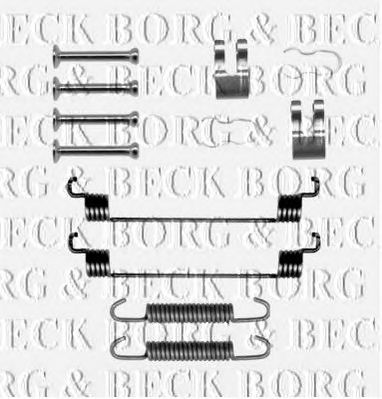 BORG & BECK bbk6221 -  Комплектующие, колодки дискового тормоза